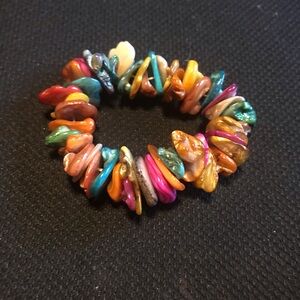 Rainbow bracelet.